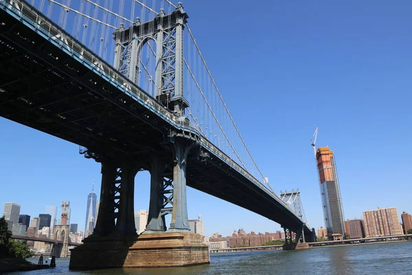Famoso puente de Manhattan — Foto de Stock
