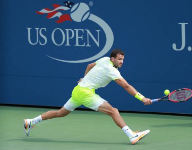 Profesyonel tenis oyuncusu Grigor Dimitrov Bulgaristan eylem sırasında bize açık 2016 yuvarlak üç maç