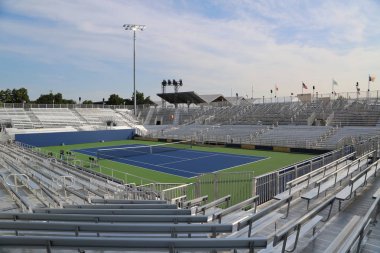 Geçici Louis Armstrong Stadyumu Billie Jean King Ulusal Tenis Merkezi bize açık 2017 turnuva için hazır