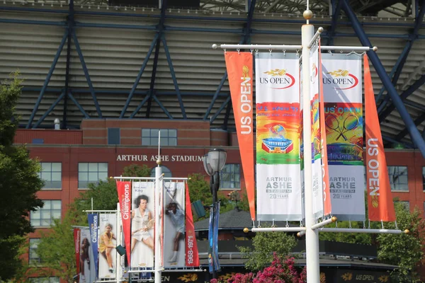 Arthur Ashe Stadion viert 20e verjaardag in de Billie Jean King National Tennis Center — Stockfoto