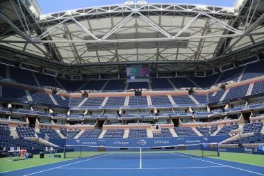 İle Billie Jean King Ulusal Tenis Merkezi bize açık 2017 için hazır bitmiş otopark'dan Arthur Ashe stadyum 