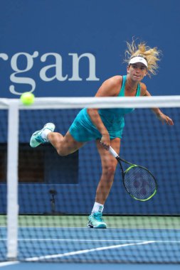 Onun bize açık 2017 yuvarlak 4 maç sırasında eylem profesyonel tenis oyuncusu Coco Vandeweghe, Amerika Birleşik Devletleri