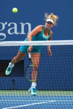 Onun bize açık 2017 yuvarlak 4 maç sırasında eylem profesyonel tenis oyuncusu Coco Vandeweghe, Amerika Birleşik Devletleri