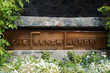Üç Michelin yıldızlı restoran Fransızca çamaşır Yountville, Napa Vadisi