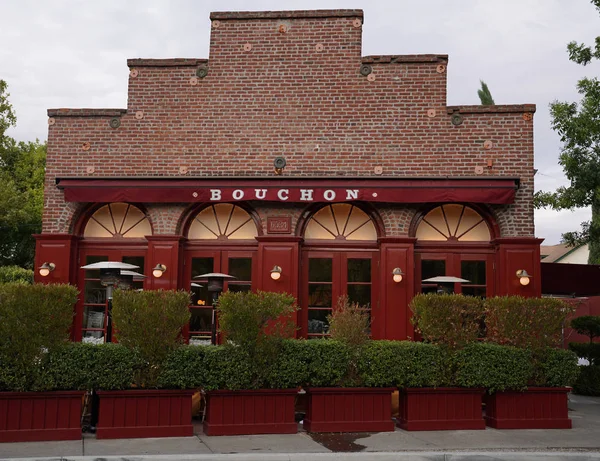 An award winning Bouchon restaurant in Yountville, Napa Valley — Stock Photo, Image