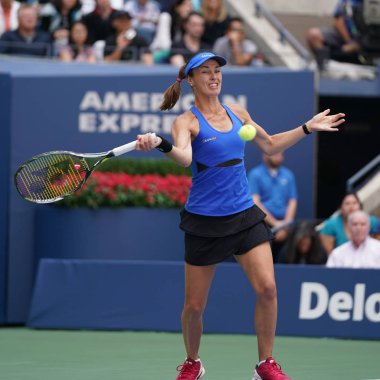 Bize açık 2017 karışık çiftler final maçı sırasında eylem Martina Hingis İsviçre şampiyonu