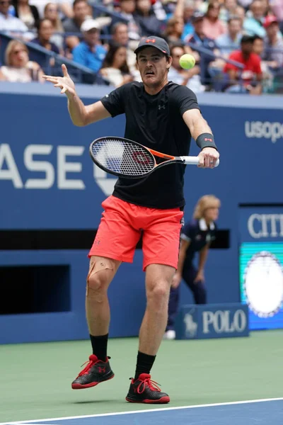 Bize açık 2017 karışık çiftler final maçı sırasında eylem Jamie Murray Büyük Britanya'nın şampiyonu 