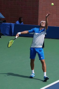 En iyi genç oyuncu Axel Geller Arjantin eylem bize açık 2017 genç erkekler tekler yarı final maç sırasında numaralı seribaşı 