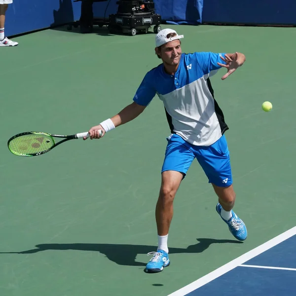 En iyi genç oyuncu Axel Geller Arjantin eylem bize açık 2017 genç erkekler tekler yarı final maç sırasında numaralı seribaşı 