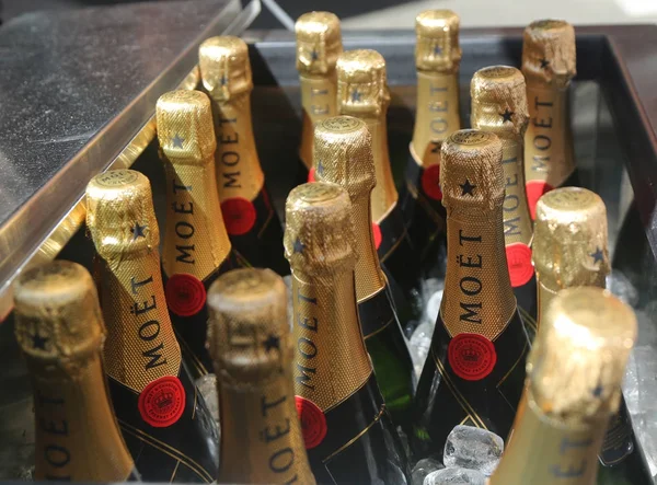 Moet and Chandon champagne presented at the National Tennis Center during US Open 2017 — Stock Photo, Image