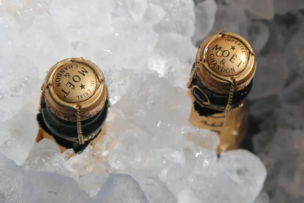 Moet and Chandon champagne presented at the National Tennis Center during US Open 2017 — Stock Photo, Image