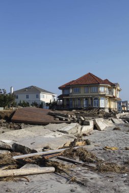 Far Rockaway, New York kasırga Sandy sonrasında sahil evi yok