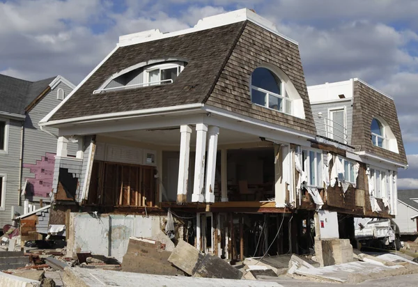 Far Rockaway, New York kasırga Sandy sonrasında sahil evi yok.
