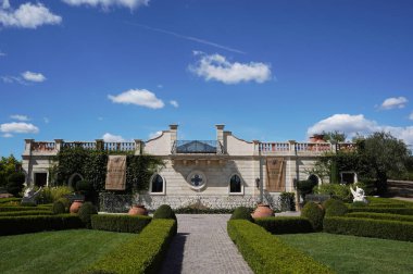 Del Dotto Emlak şaraphane ve mağaralar Napa Valley.                               