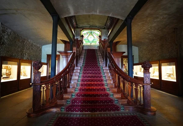 Interiores del Inglenook, Histórico Valle de Napa Wine Estate en Napa Valley . — Foto de Stock