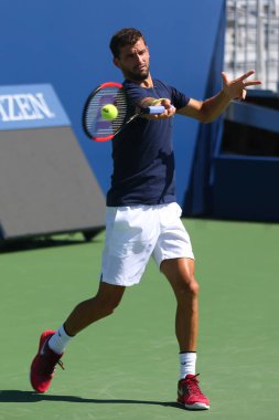 Profesyonel tenis oyuncusu Grigor Dimitrov Bulgaristan içinde pratik bize açık 2017 