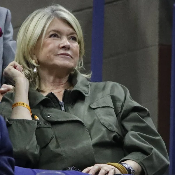 American businesswoman, writer, and television personality Martha Stewart attends US Open 2017 opening night ceremony — Stock Photo, Image