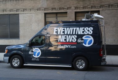 Terör saldırısı olay alt Manhattan New York yakınındaki WABC Kanal 7 görgü tanığı Haberler van