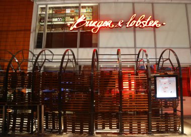 Manhattan'daki Burger ve ıstakoz Restoran