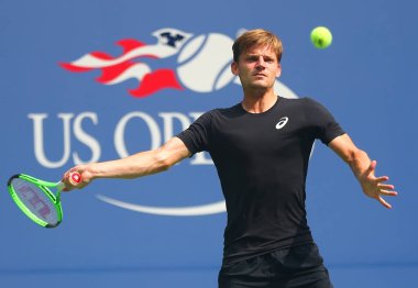Profesyonel tenis oyuncusu David Goffin Belçika uygulamaları bize açık 2017 