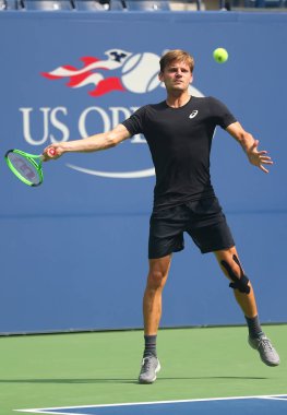 Profesyonel tenis oyuncusu David Goffin Belçika uygulamaları bize açık 2017 