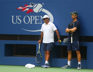 Takım Nadal bize açık 2017 uygulamaları sırasında 