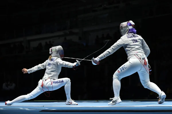 Rio Janeiro Brazil Elokuu 2016 Dagmara Wozniak United States Ekaterina — kuvapankkivalokuva