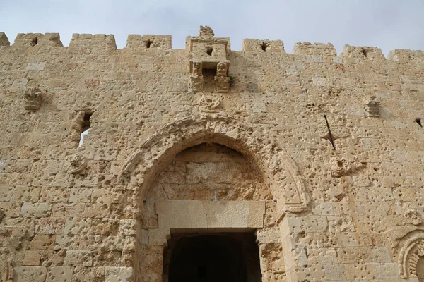 Zion Porten Till Den Gamla Staden Jerusalem — Stockfoto