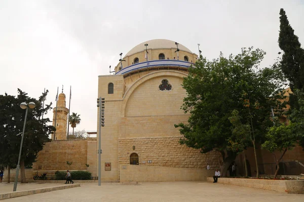 Jerusalem Israel April 2017 Hurva Synagogue Jewish Quarter Old City — Stock Photo, Image