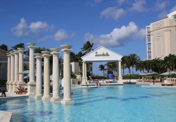 Нассау Багамські Острови Грудня 2017 Сандалі Королівські Багамські Розкішний Курорт — стокове фото