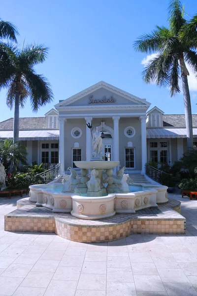Nassau Bahamy Grudnia 2017 Ośrodek Royal Luxury Bahamski Sandały Nassau — Zdjęcie stockowe