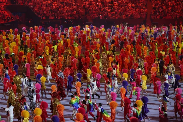 Rio Janeiro Brasil Agosto 2016 Ceremonia Apertura Los Juegos Olímpicos — Foto de Stock
