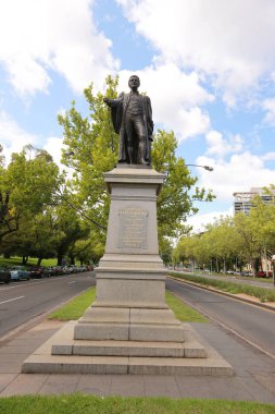 Melbourne, Avustralya - 31 Ocak 2016: Edmund Fitzgibbon Memorial Melbourne, Avustralya