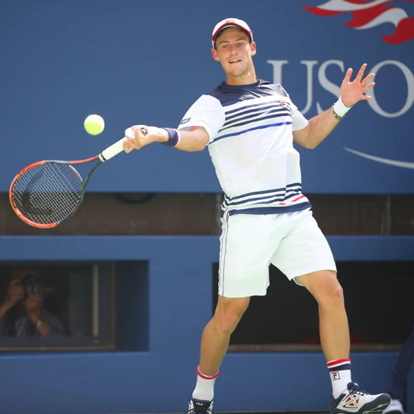 New York Settembre 2017 Tennista Professionista Argentino Diego Schwartzman Azione — Foto Stock