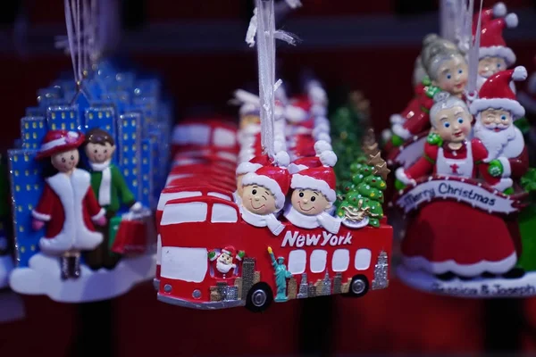 New York December 2017 New York City Themed Christmas Ornaments — Stock Photo, Image
