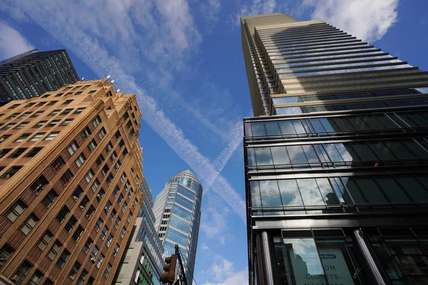 New York December 2017 Modern Skyscrapers Manhattan — Stock Photo, Image