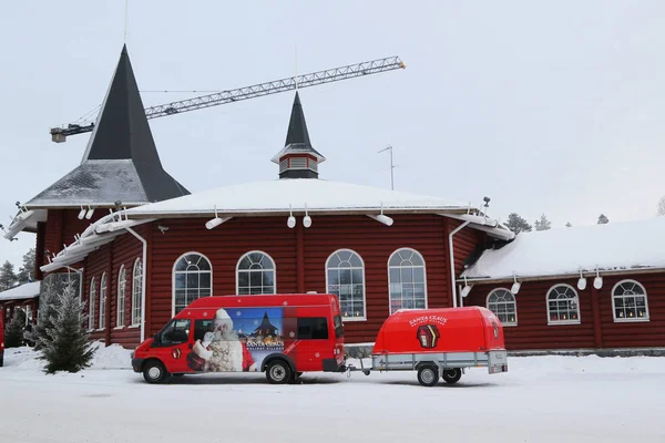 Rovaniemi Finnland Februar 2017 Zentrum Des Polarkreises Weihnachtsmanndorf Rovaniemi Der — Stockfoto