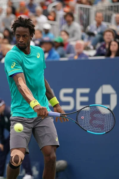 Nueva York Septiembre 2017 Jugador Tenis Profesional Gael Monfis Francia —  Fotos de Stock