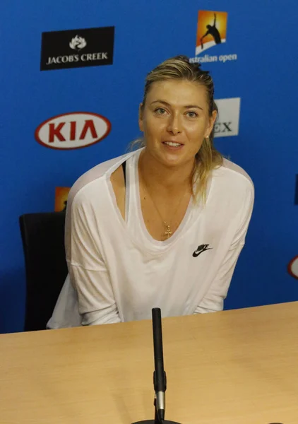 Melbourne Australien Januari 2016 Fem Gånger Grand Slam Mästare Maria — Stockfoto
