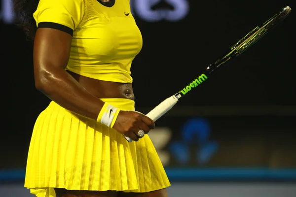 Melbourne Australien Januari 2016 Tjugo Tiden Grand Slam Mästare Serena — Stockfoto