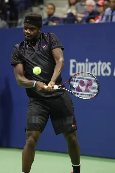 New York Srpna 2017 Profesionální Tenista Frances Tiafoe Spojených Států — Stock fotografie