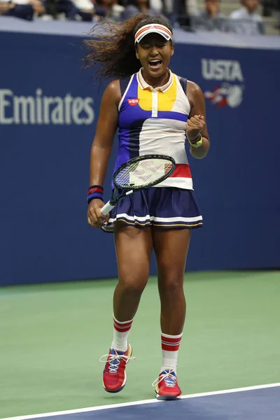 New York Augustus 2017 Professionele Tennisspeelster Naomi Osaka Van Japan — Stockfoto