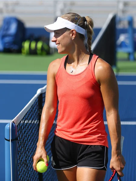 Nova Iorque Agosto 2017 Angelique Kerber Campeã Grand Slam Alemanha — Fotografia de Stock