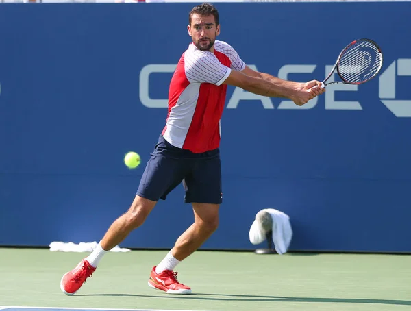 Nova Iorque Agosto 2017 Campeã Grand Slam Marin Cilic Croácia — Fotografia de Stock