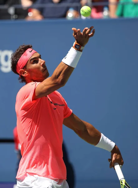 Nova Iorque Setembro 2017 Campeão Grand Slam Rafael Nadal Espanha — Fotografia de Stock