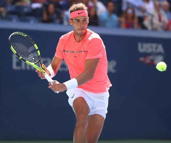 Nueva York Septiembre 2017 Campeón Grand Slam Rafael Nadal España — Foto de Stock