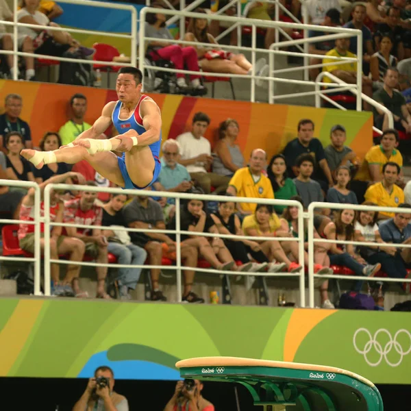 Rio Janeiro Brazylia Sierpnia 2016 Olimpijskiej Gimnastyczki Mistrz Gwang Ludowo — Zdjęcie stockowe