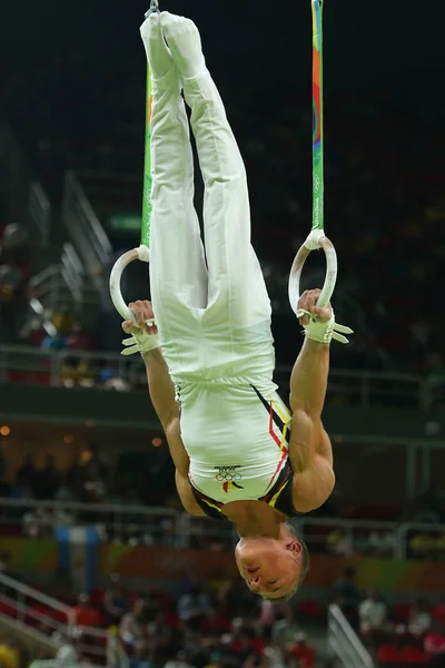 Rio Janeiro Brasilien Augusti 2016 Artistisk Gymnast Dennis Goossens Belgiska — Stockfoto