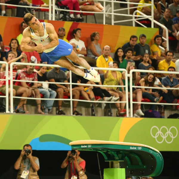 Rio Janeiro Brazil August 2016 Kunstnerisk Gymnast Marian Dragulescu Deltager - Stock-foto