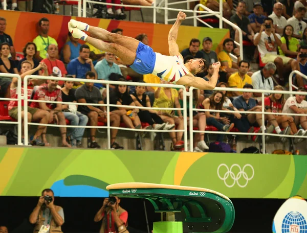 Rio Janeiro Brazylia Sierpnia 2016 Gimnastyczka Marian Dragulescu Konkuruje Men — Zdjęcie stockowe